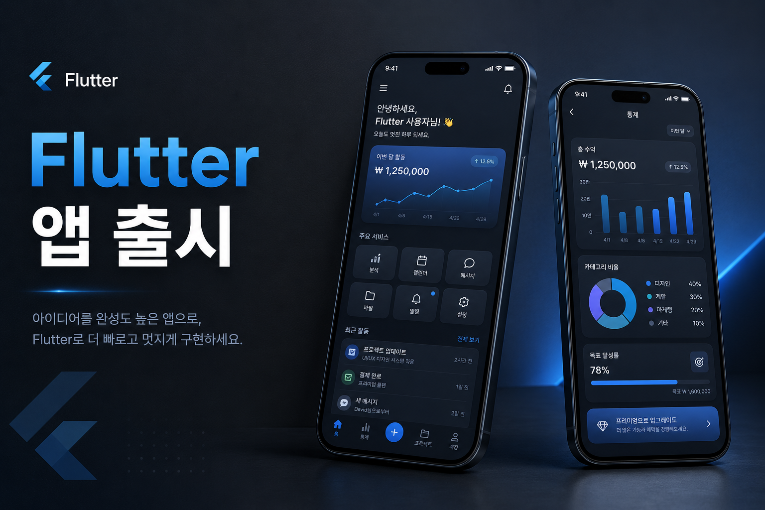 Flutter 하나로 안드로이드와 iOS 앱 동시에 출시하기