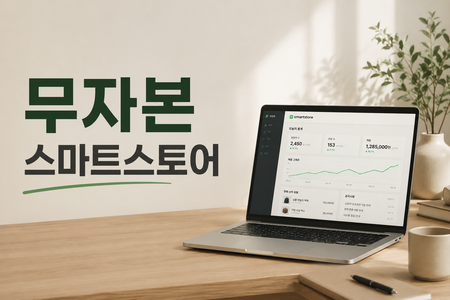 왕초보를 위한 무자본 스마트스토어 월 100만원 만들기